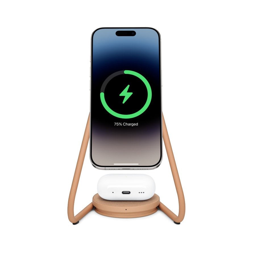 Courant 2-in-1 MagSafe Charger — Brown